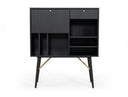 Killeen - Modern Gold + Walnut Buffet