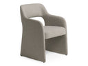 Bishop - Modern Grey Fabric Dining Chair