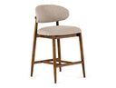 Blum - Modern Beige Linen Counter Chair
