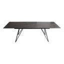 Bobby - Modern Black Ceramic Extendable Dining Table