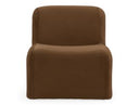 Bondi - Modern Brown Velvet Accent Chair