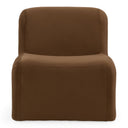 Bondi - Modern Brown Velvet Accent Chair