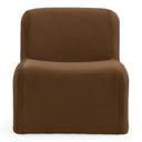 Bondi - Modern Brown Velvet Accent Chair