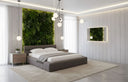 Tyree - Modern Tufted Grey Fabric Bed