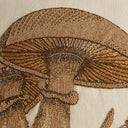 Large Mushrooms Beaded Pillow