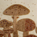 Mushroom Field Beaded Pillow