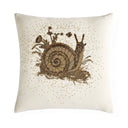 Botanist Snail Beaded Pillow