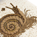 Botanist Snail Beaded Pillow