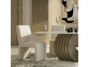 Bounty - Modern Beige Fabric + Antique Brass Dining Chair (Set of 2)