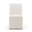 Bounty - Modern Beige Fabric + Antique Brass Dining Chair (Set of 2)