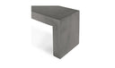 Lazarus Outdoor Bench Dark Grey
