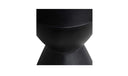Hourglass Outdoor Stool Black
