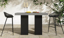Lithic Outdoor Bar Table Grey