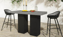 Lithic Outdoor Bar Table Grey