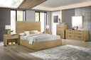 santa monica - modern natural oak bed