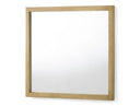 Santa Monica - Modern Natural Oak Square Mirror