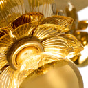 Brass Flower Pendant
