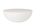 Bronte - Modern White Concrete Round Coffee Table