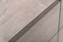 Bronx Italian Modern Faux Concrete & Grey Nightstand