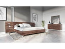 Soren - Modern Walnut Bed