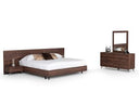 Brooklyn Italian Modern Walnut Mirror