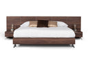brooklyn - italian modern walnut bed