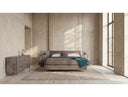 Bronx Italian Modern Faux Concrete & Grey 4-Piece Bedroom Set