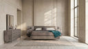Bronx Italian Modern Faux Concrete & Grey Bedroom Set