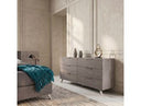 Bronx Italian Modern Faux Concrete & Grey Dresser