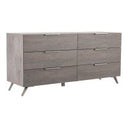 Bronx Italian Modern Grey Mirror