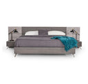 Bronx Italian Modern Faux Concrete & Grey 4-Piece Bedroom Set