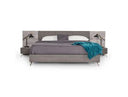 Hemlock - Contemporary White Fabric Bed