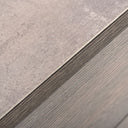 Bronx Italian Modern Faux Concrete & Grey Dresser & Mirror Set