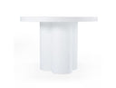Bruni - Modern White Concrete Round Dining Table