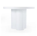 Bruni - Modern White Concrete End Table