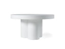 Bruni - Modern White Concrete Coffee Table
