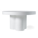 Bruni - Modern White Concrete Coffee Table