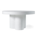 Bruni - Modern White Concrete Coffee Table