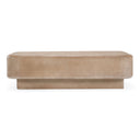 Bruno - Modern Mango Wood Rectangular Coffee Table