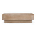 Bruno - Modern Mango Wood Rectangular Coffee Table