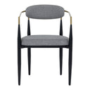 Buchtel - Mid-Century Modern Fabric Dining Chair