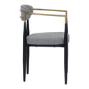 Buchtel - Mid-Century Modern Fabric Dining Chair