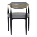 Buchtel - Mid-Century Modern Fabric Dining Chair