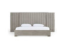 Buckley - Modern Grey & Black Stainless Steel Bed