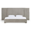 Buckley - Modern Grey & Black Stainless Steel Bed