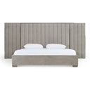 Buckley - Modern Grey & Black Stainless Steel Bed