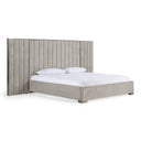 Buckley - Modern Grey & Black Stainless Steel Bed