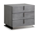 Buckley - Grey & Black Stainless Steel Bedroom Set