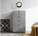 Buckley - Modern Grey Crackle TV Stand