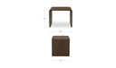 Carrie Side Table Dark Brown